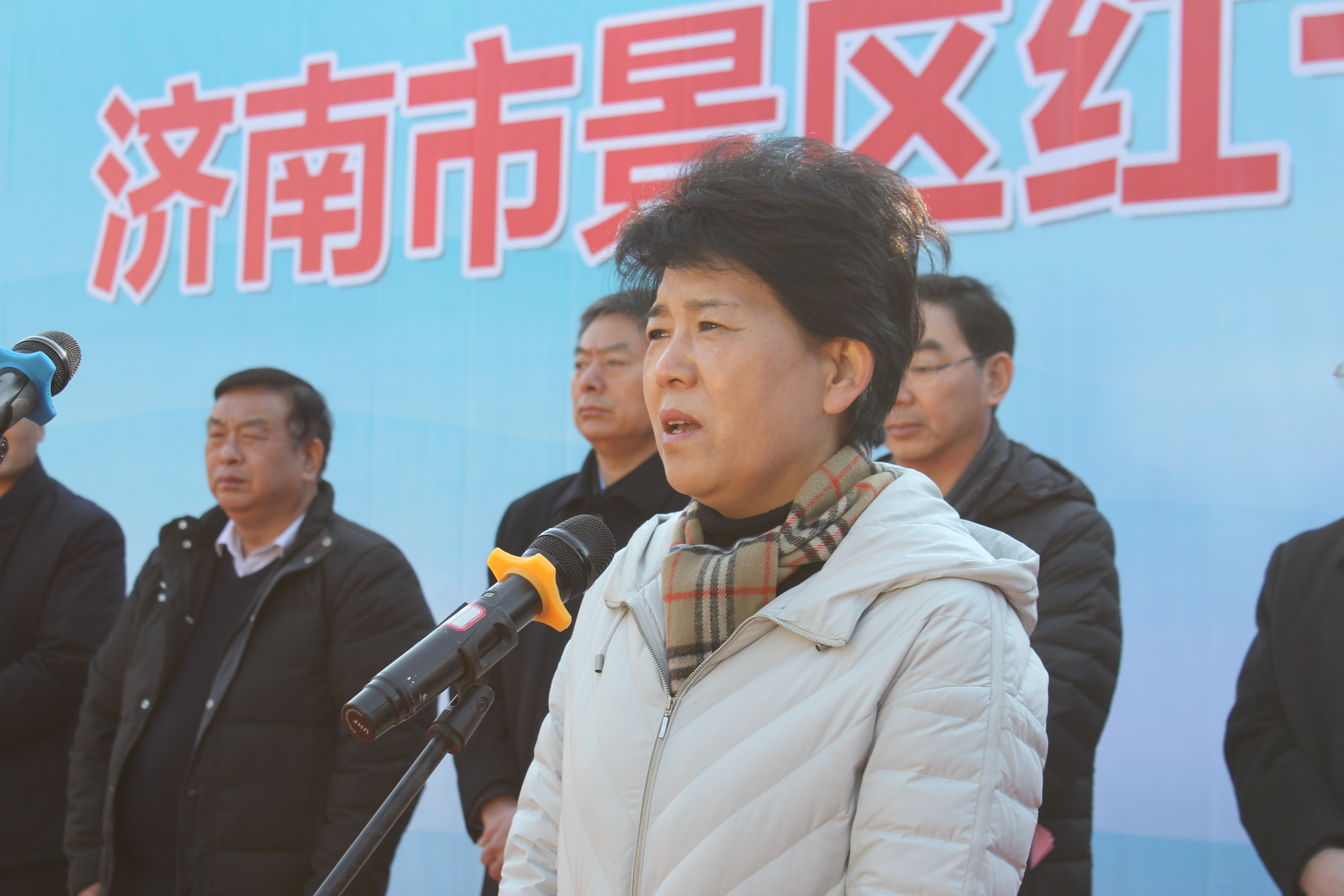 市文化和旅游局党组书记,局长郅良在启动仪式上致辞